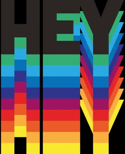 A graphic design saying hey - basically a placeholder so I can write marketing consultant in Cheshire. I added this image for SEO reasons rather than anything meaningful to the content.