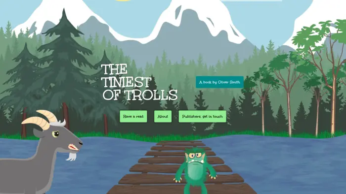 Screenshot of a website I built using HTML and CSS